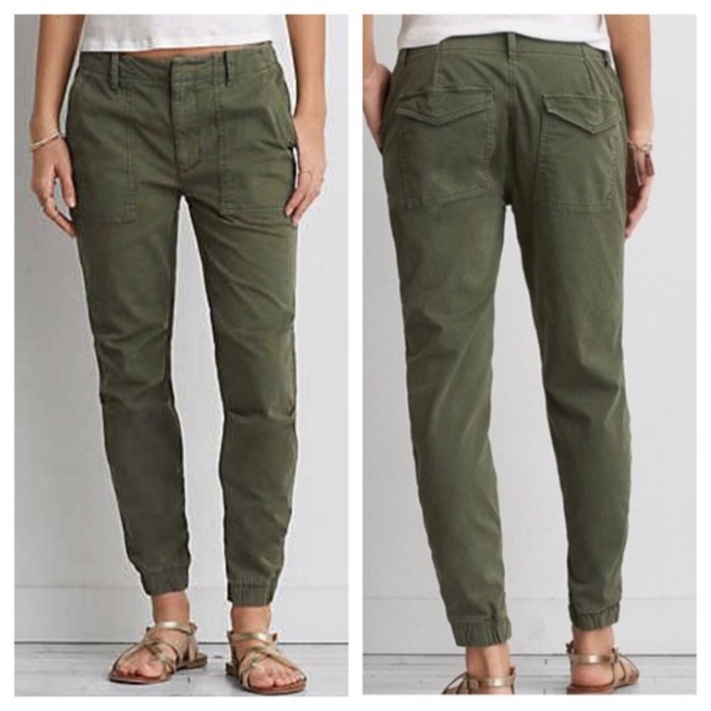Olive Green Cargo Pants American Eagle